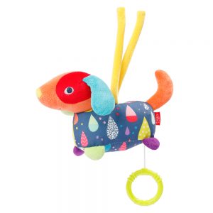 Baby Fehn Hracia hračka mini Color Friends – Pes
