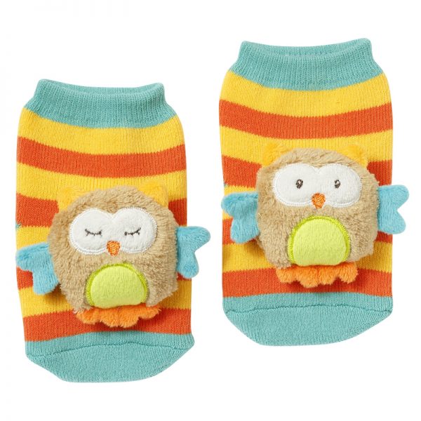 Baby Fehn Hrkajúce ponožky sova - Forest