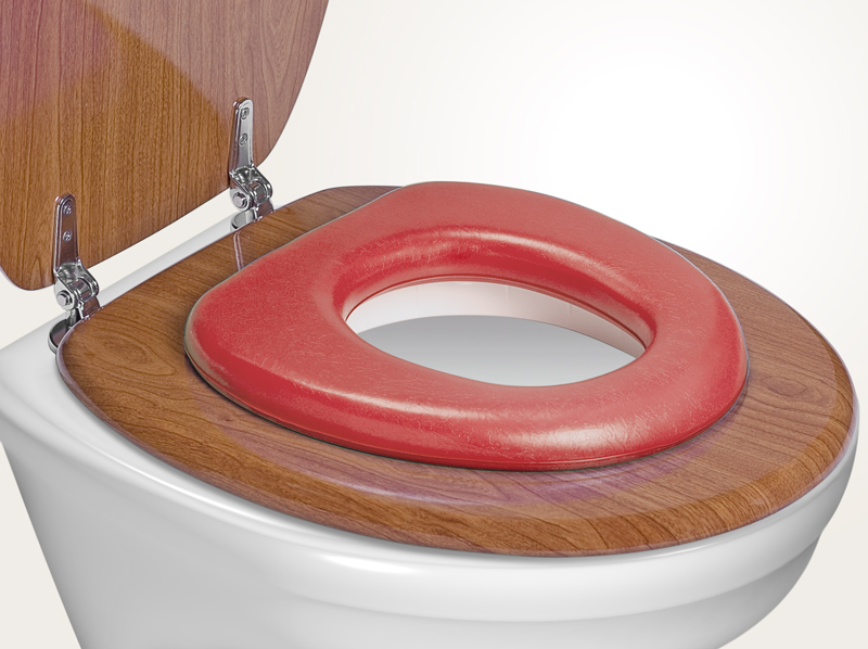 Reer WC sedadlo Soft - červené