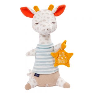 Baby Fehn Svietiaca plyšová hračka GoodNight Žirafa