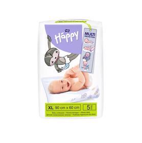 BELLA HAPPY Detské prebaľovacie podložky (90 x 60 cm) 5 ks