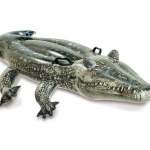 INTEX Lehátko Krokodíl nafukovací s úchytmi 170x86 cm od 3 rokov