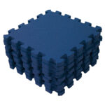 BABYDAN Podložka hracia Puzzle Ocean Blue 90×90 cm