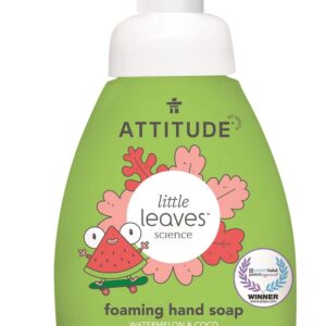 ATTITUDE Detské penivé mydlo na ruky Little leaves s vôňou melónu a kokosu