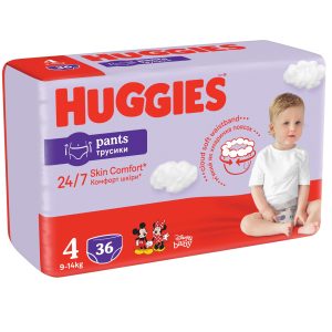 HUGGIES® Pants Nohavičky plienkové jednorazové 4 (9-14 kg) 36 ks