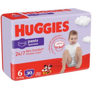 HUGGIES® Pants Nohavičky plienkové jednorazové 6 (15-25 kg) 30 ks