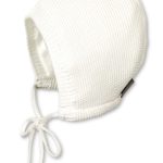 STERNTALER Čiapka pletená bavlna čepiec na viazanie ecru uni veľ. 37 cm- 2-3 m