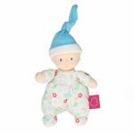 Bonikka Mini bábika miláčik – 15cm modrá čiapka