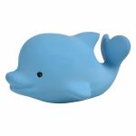 Tikiri Ocean Buddies – hrkálka a hryzátko z prírodnej gumy Delfín