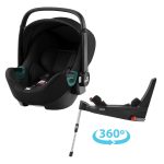Britax Römer Autosedačka Baby-Safe 3 i-Size Flex Base 5Z Bundle – Space Black
