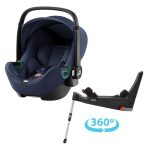 Britax Römer Autosedačka Baby-Safe 3 i-Size Flex Base 5Z Bundle – Indigo Blue