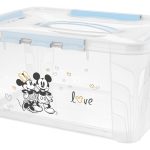 Keeeper Domáci úložný box „Mickey & Minnie“ Matná modrá XL