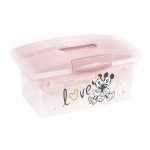 Keeeper Cestovný box s priehradkou na hračky, lieky, kozmetiku „Minnie“ Severská ružová