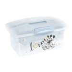 Keeeper Cestovný box s priehradkou na hračky, lieky, kozmetiku „Mickey“ Dymová modrá
