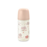 SUAVINEX | Fľaša sklo DREAMS 240 ml fyziologická SX PRO +0 SF – ružová
