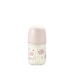 SUAVINEX | Fľaša SKLO DREAMS 120 ml fyziologická SX PRO +0 XS – ružová