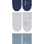 STERNTALER Ponožky nízke 3ks v balení modrá chlapec veľ. 22 12-24m