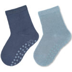 STERNTALER Ponožky protišmykové Banbusové ABS 2ks v balení modrá chlapec veľ. 20 12-24m