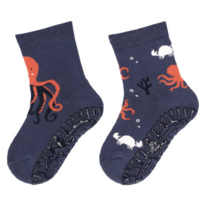 STERNTALER Ponožky protišmykové Chobotnice AIR 2ks v balení modrá chlapec veľ. 20 12-24m