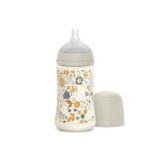 SUAVINEX | Dojčenská fľaša WONDERLAND 270ml FYZIOL PRŮTOK M – LIBERTY KRÉMOVÁ