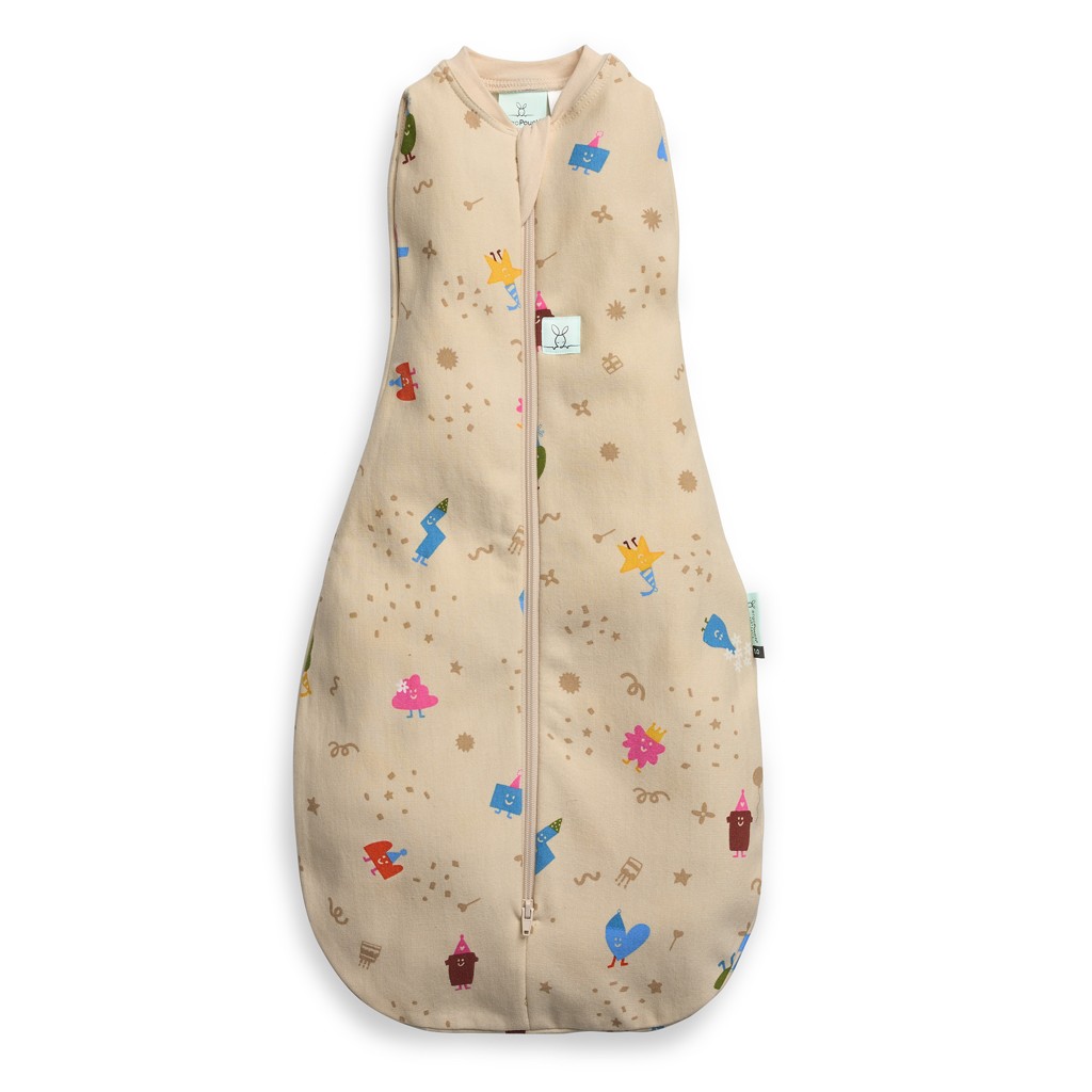 ERGOPOUCH Zavinovačka a vak na spanie 2v1 Cocoon Birthday Blobs 6-12 m