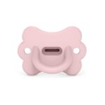 SUAVINEX | CUMLÍK fyziologický BUTTERFLY SILIKON 0-6m SX PRO – COLOUR ESSENCE – ružové