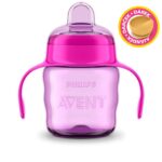Philips AVENT Hrnček pre prvé dúšky Klasik 200 ml s držadlami dievča+darček PETITE&MARS Miska 6m+