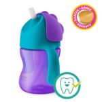 Philips AVENT Hrnček 200 ml Bendy s ohybnou slamkou dievča+darček PETITE&MARS Miska 6m+