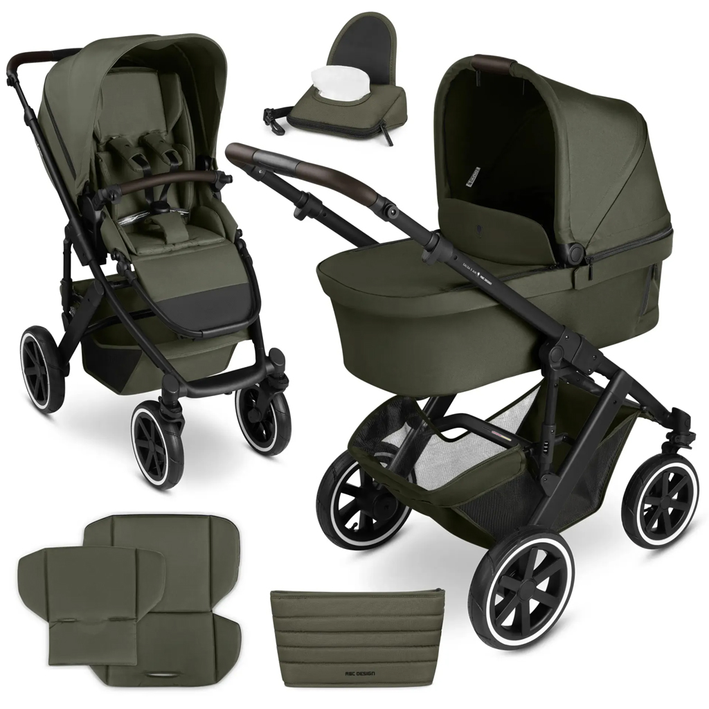 ABC DESIGN Kočík kombinovaný Salsa 5 Air avocado 2025 + adaptér pre autosedačku zadarmo