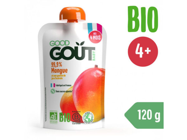 GOOD GOUT BIO Kapsička ovocná Mango 120 g